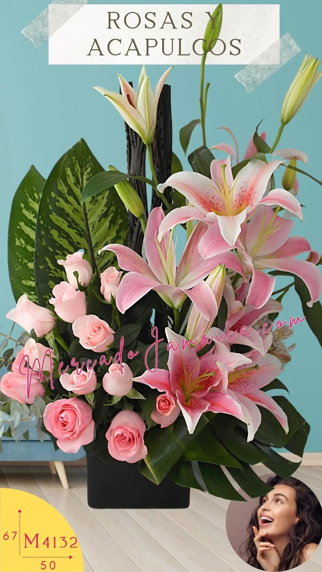 12 Rosas con Acapulcos en Cerámica · foto 4