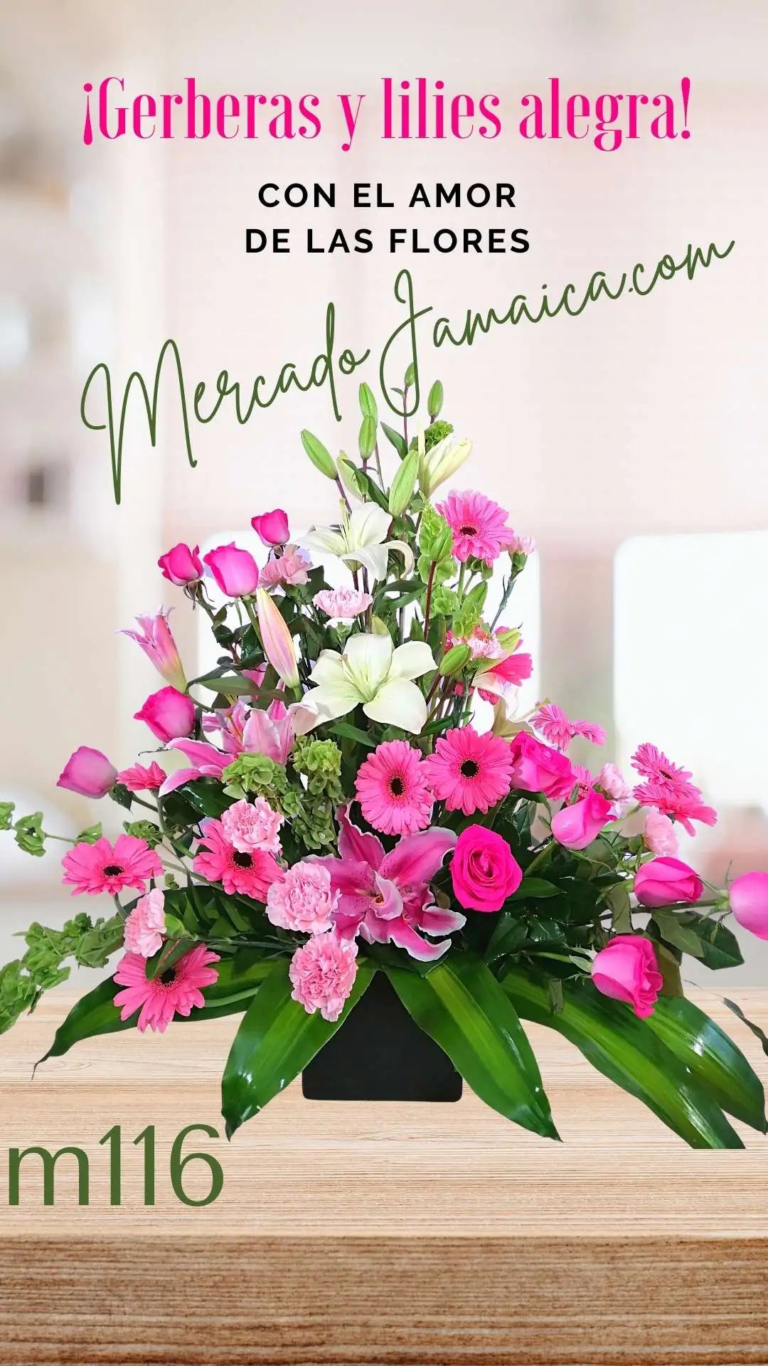 Arreglo Gerberas, Rosas y Lilies · foto 4