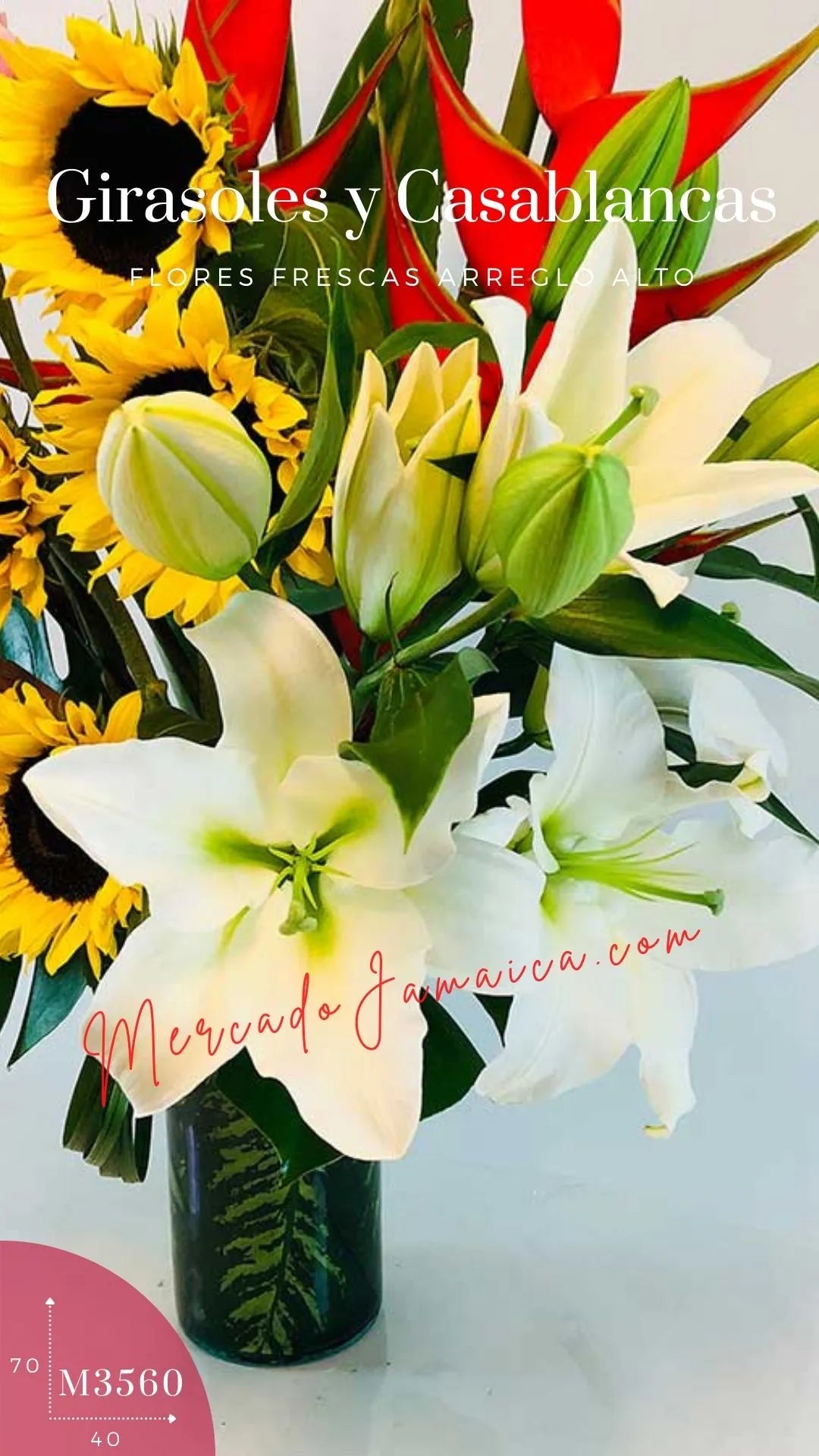 Arreglo Tropical Girasoles y Heliconias · foto 2