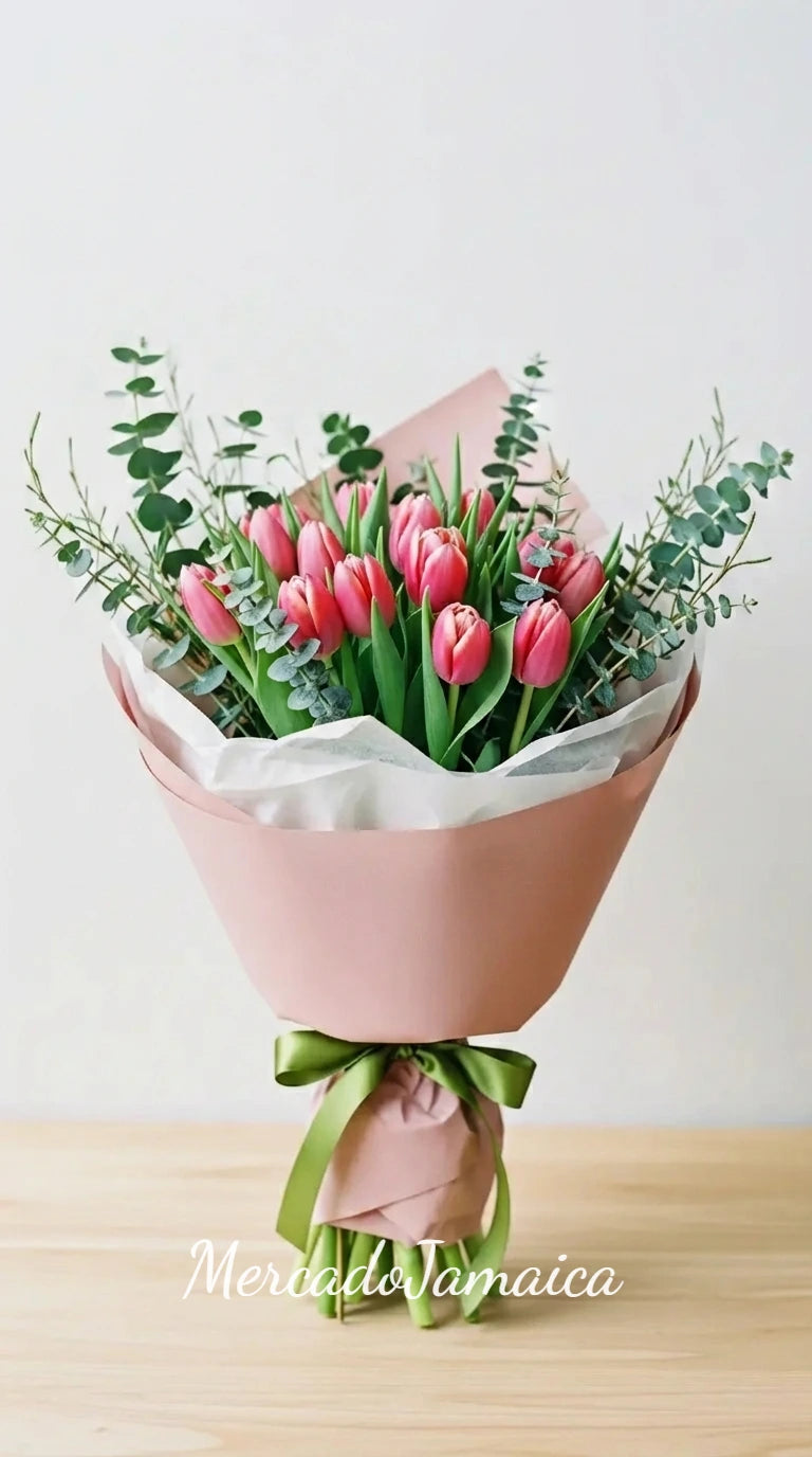20 Tulipanes Fucsia · foto 1