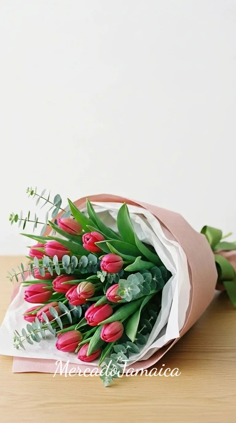 20 Tulipanes Fucsia · foto 2