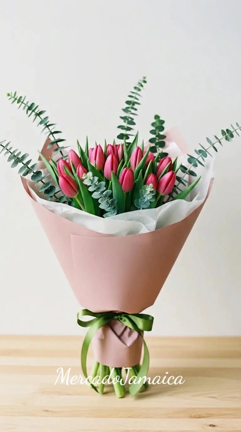 20 Tulipanes Fucsia · foto 4