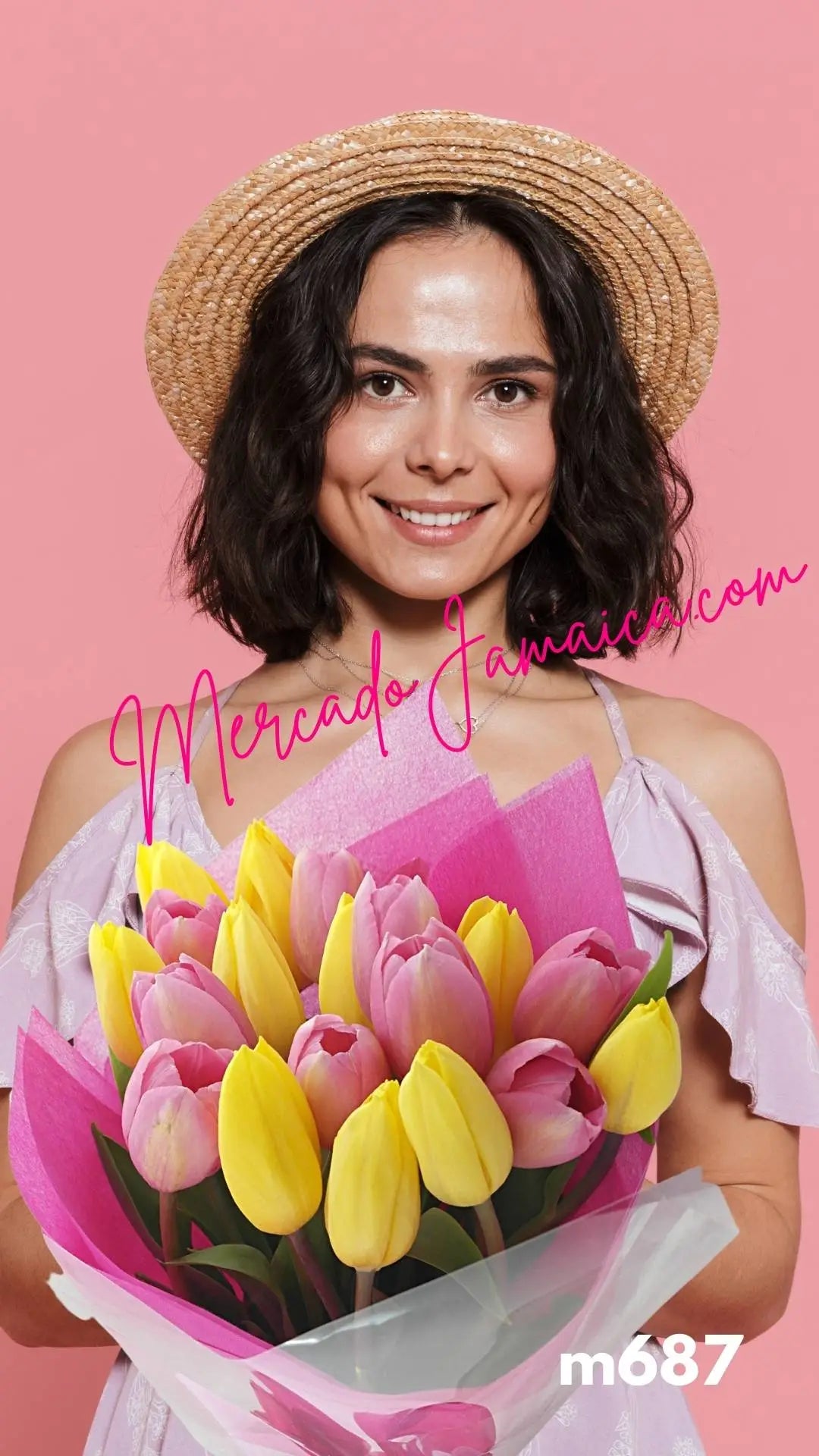 Ramo 20 Tulipanes Rosa y Amarillo · foto 4