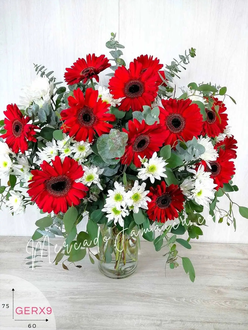 Arreglo 10 Gerberas Rojas Boston – Entrega · foto 1