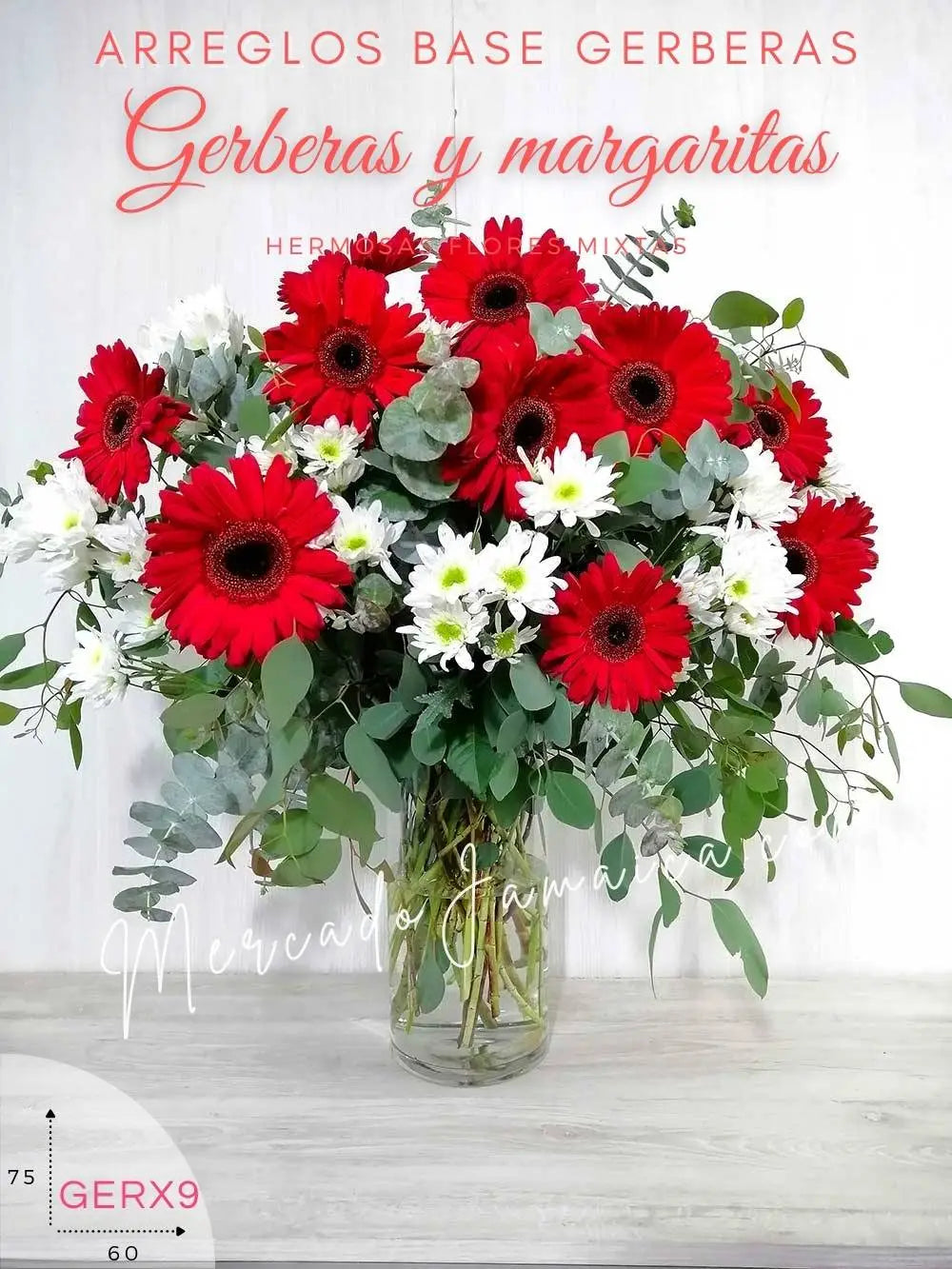Arreglo 10 Gerberas Rojas Boston – Entrega · foto 3