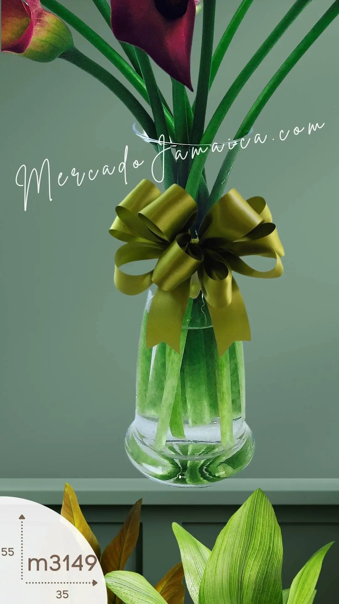 10 Callas Moradas en Florero · Entrega · foto 2