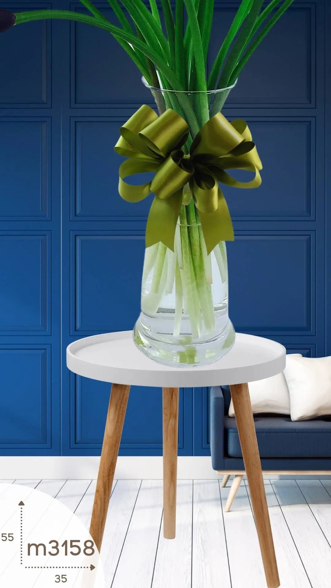 20 Callas Vino y Blanco en Florero · foto 2